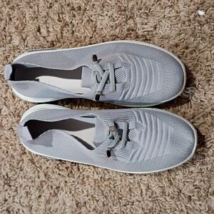 Women's Gray Slip-On Sneakers